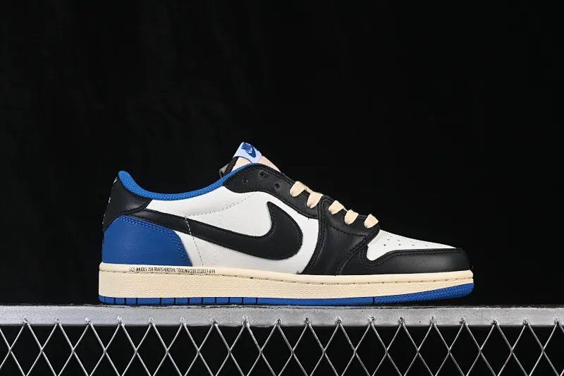 All categories Air Jordan Jordan series basketball shoes Air Jordan 1 Low ZG version Travis Scott x Air Jordan 1 Low OG AJ1 Joe 1 undercut low top full head layer DM7866-140